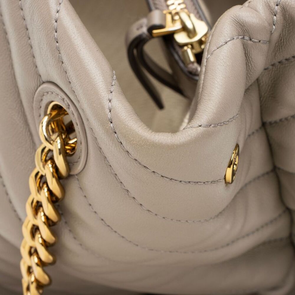 Tory Burch Chevron Leather Kira Tote - Picture 11 of 15
